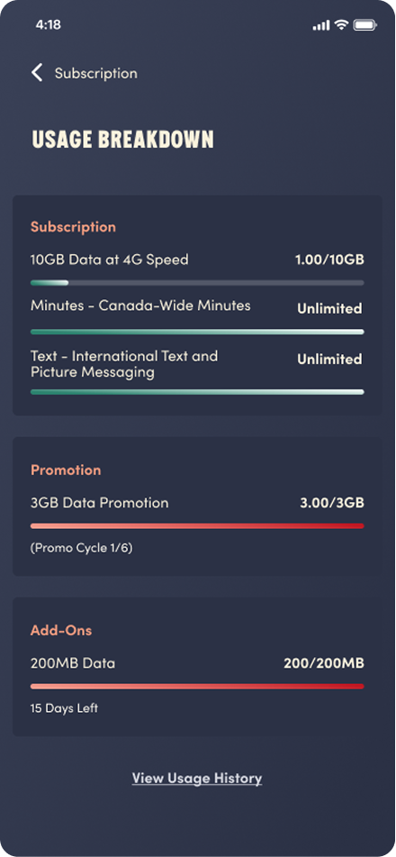 Public Mobile screen