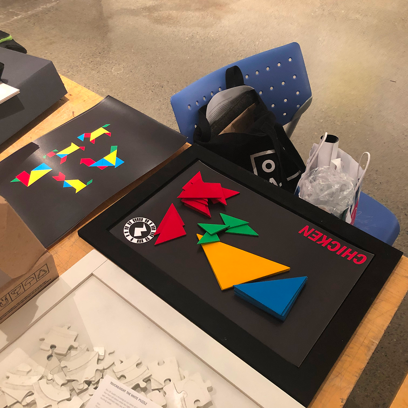 Third-year project — a sensory puzzle the audience interacts with